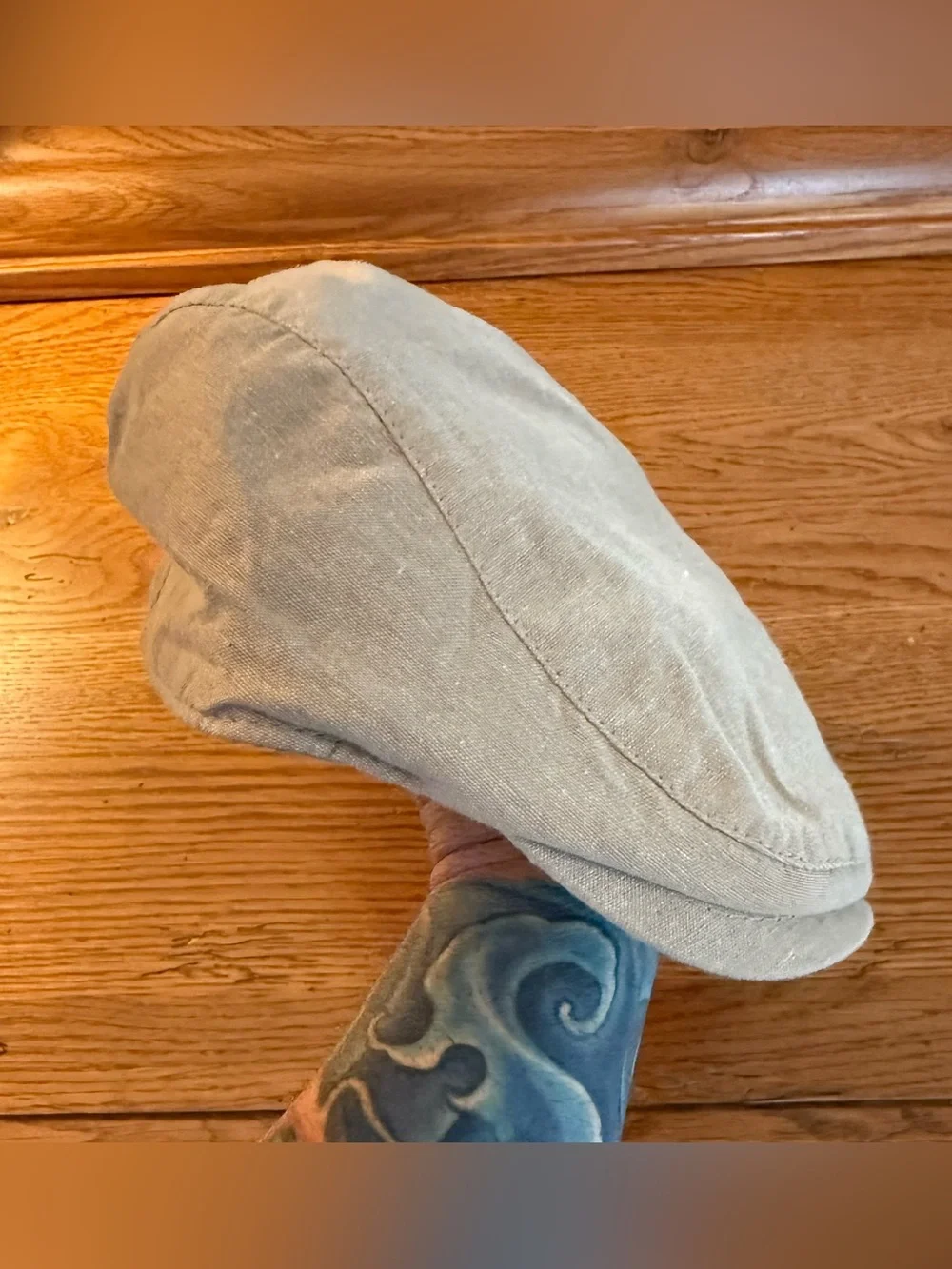 Boston Scally Classic Tan Cotton Newsboy Cap Kids Size Large 53cm-New